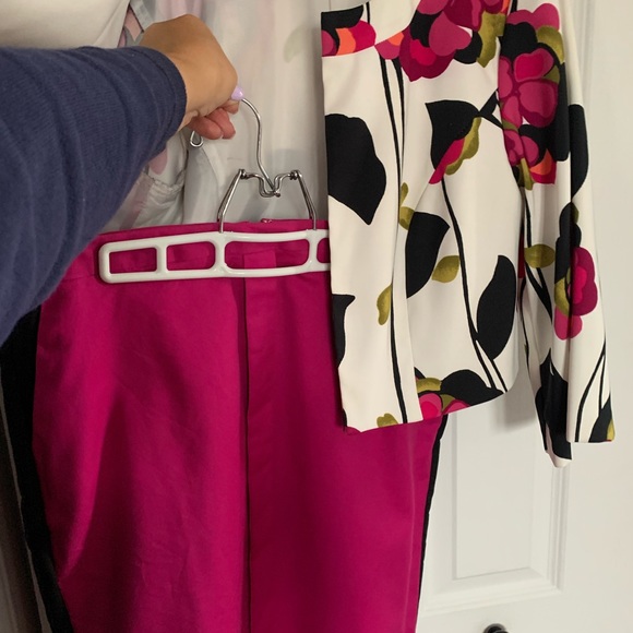 Dress Barn Crop Floral Blazer Size 14W. Vest and skirt sold separately - Picture 11 of 11